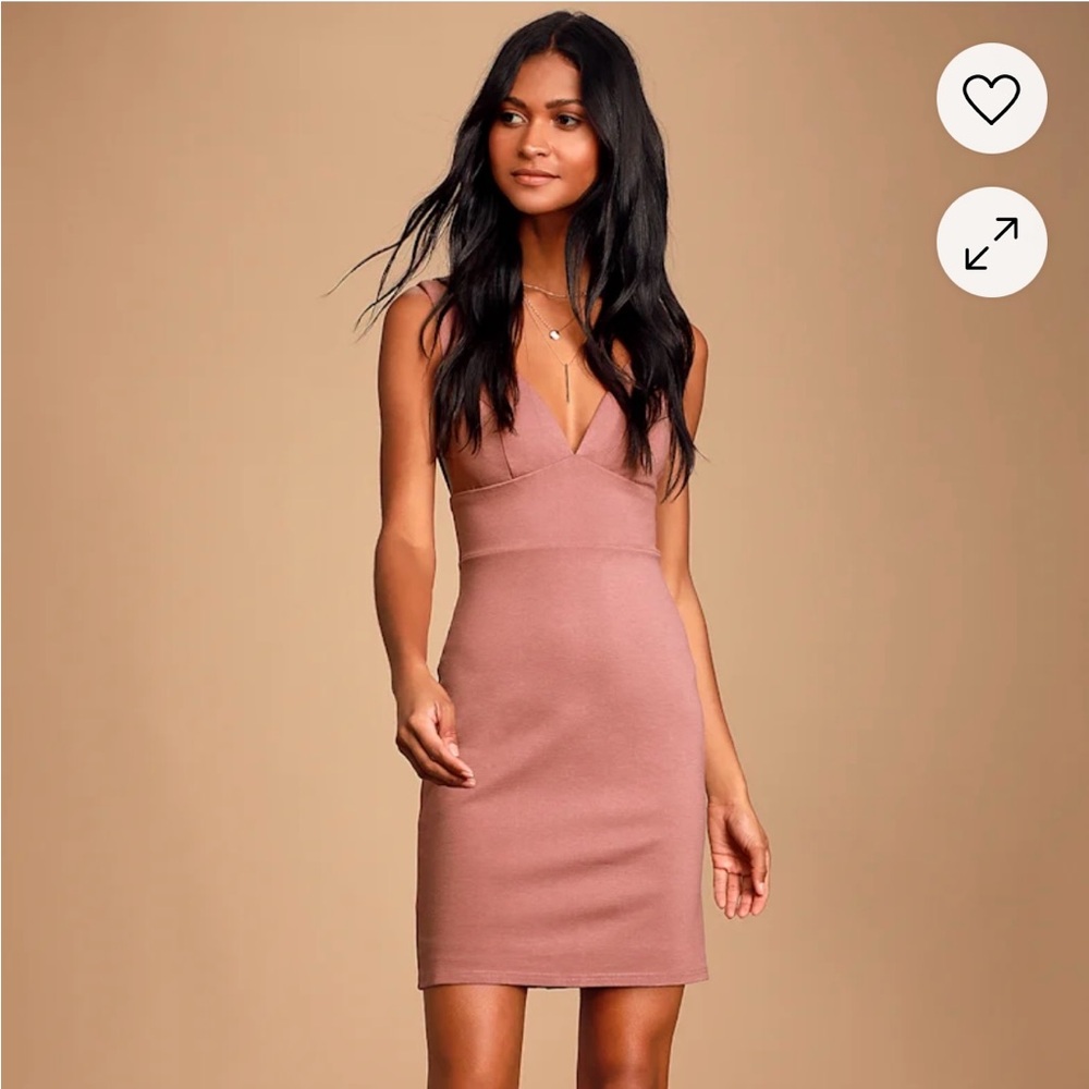 Lulus Fashionably On Time Bodycon Dress, S